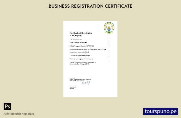 listo para imprimir Plantilla de plantilla de Word y PDF del certificado de r 40